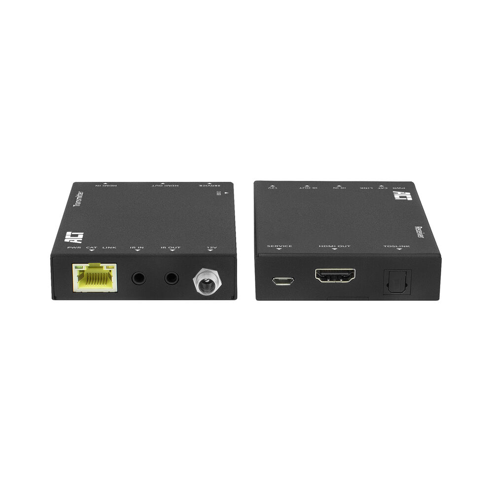 ACT 4K HDMI 2.0 extender set over CAT6 UTP with IR support, 60 meters – image 1