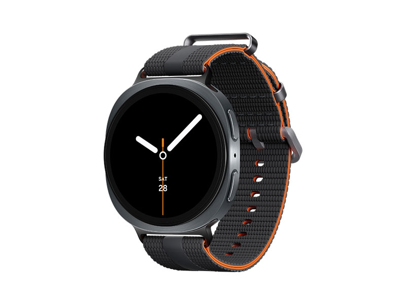 Samsung Galaxy Watch 8, Bluetooth, 44mm, Sport Band, Graphite, S/M + Athleisure Band, Graphite, S/M