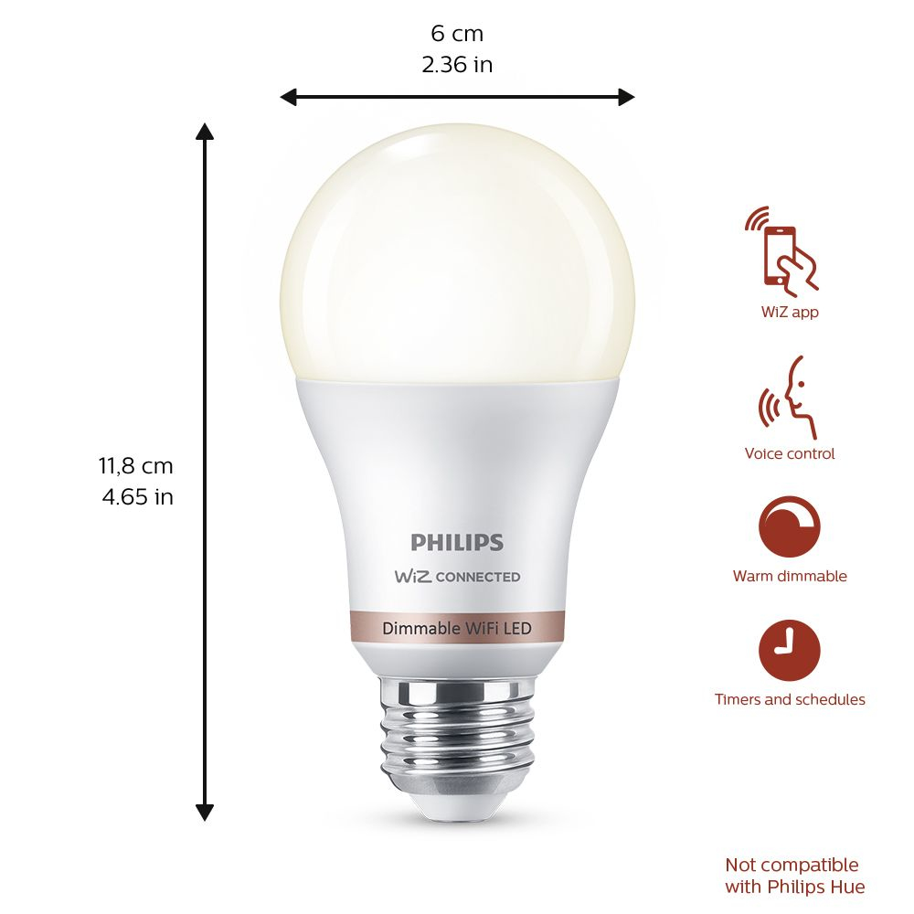 Philips by Signify Philips 046677555474 smart lighting Smart bulb Wi-Fi – image 3