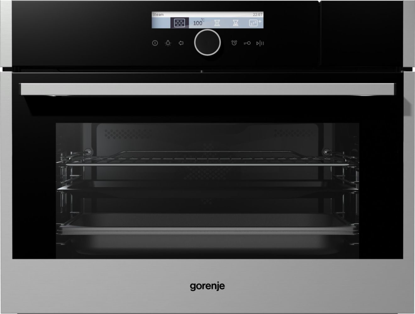 Gorenje BCS589S20X 51 L 2200 W Black, Stainless steel
