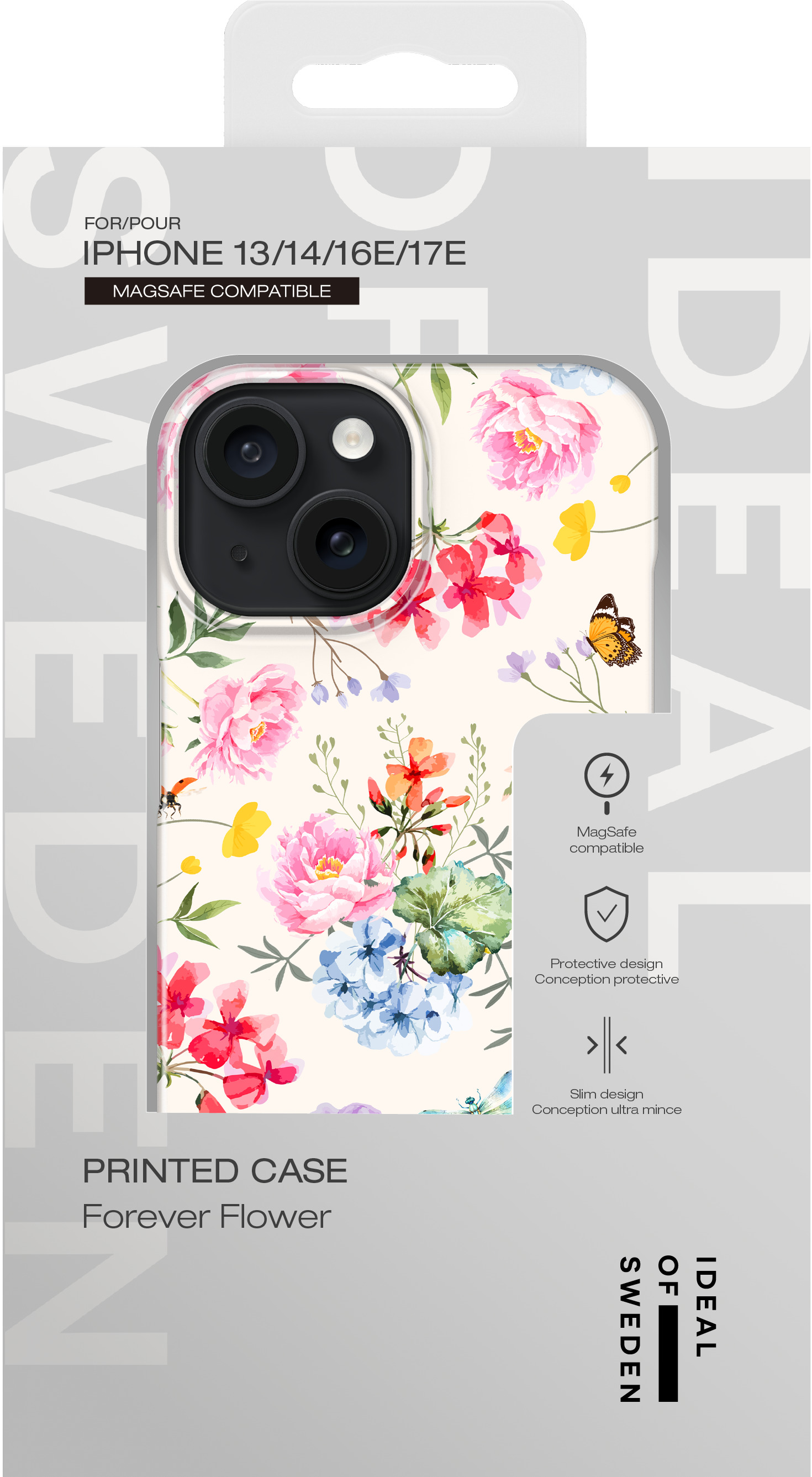 iDeal of Sweden Printed Case MagSafe iPhone 13 / 14 / 16e / 17e Forever Flower – image 5