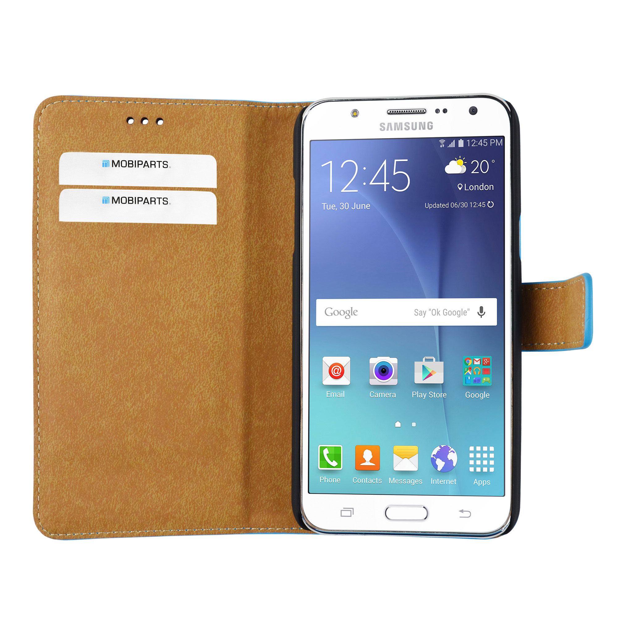 Mobiparts Premium Wallet Case Samsung Galaxy J5 Light Blue – image 4