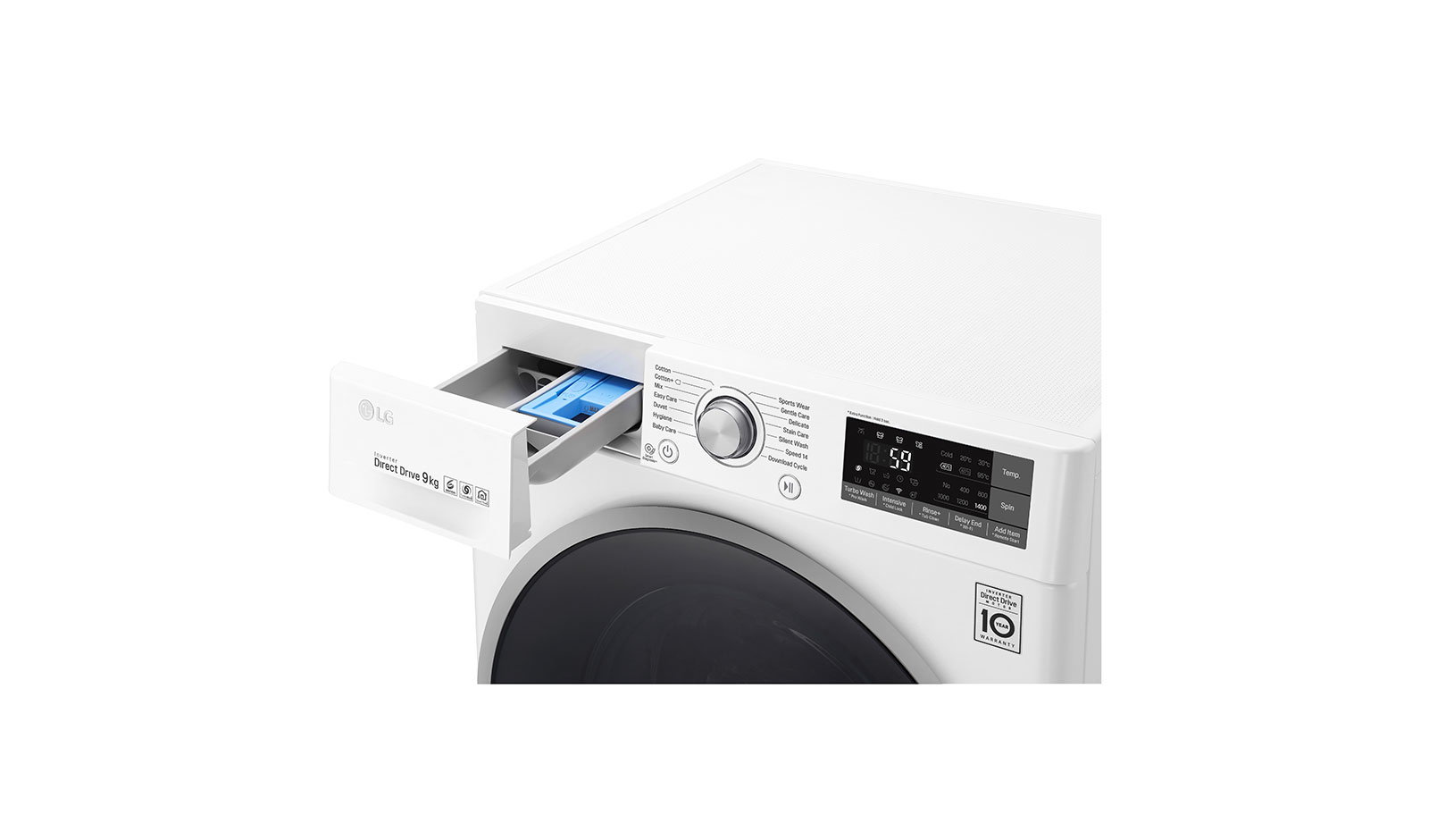 LG F4J7VNP1W washing machine Front-load – image 8