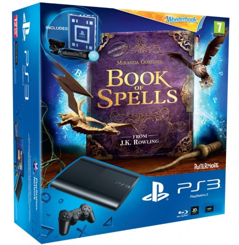 Sony Interactive Entertainment PlayStation 3 Super Slim 500GB + Wonderbook: Book of Spells + Move – image 1