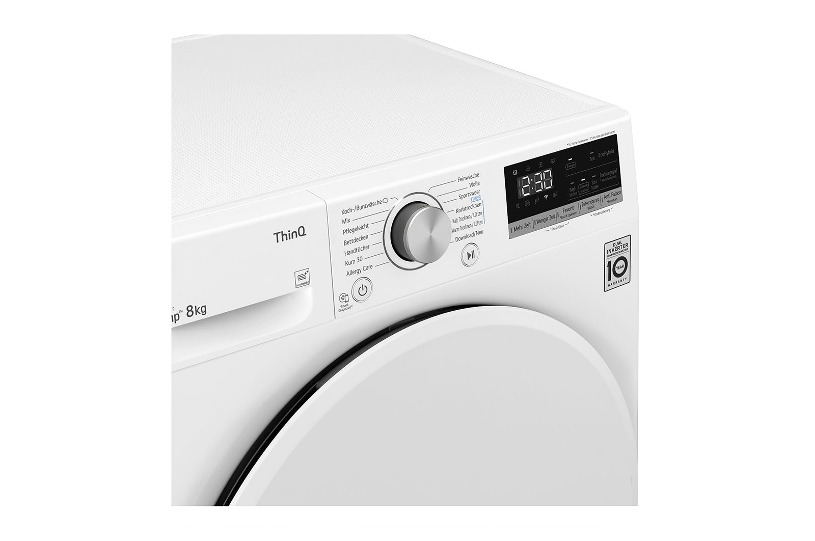 LG V3RT8N tumble dryer Freestanding Front-load – image 7