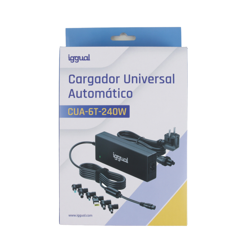 iggual CUA-6T-240W power adapter/inverter Indoor Black – image 3
