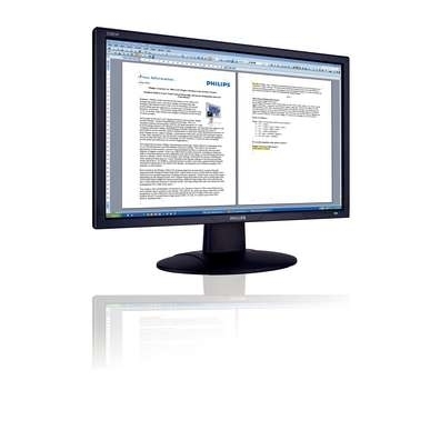 Philips LCD widescreen monitor 22" wide 21.6" viewing area WSXGA