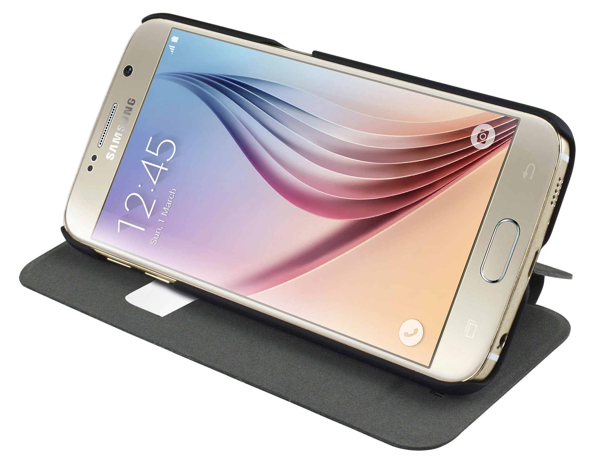 Mobiparts Slim Folio Case Samsung Galaxy S6 Black – image 6