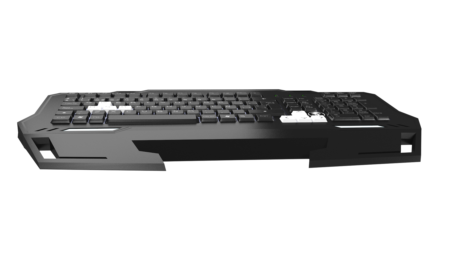 Mars Gaming MKHA1 keyboard USB Black, White – image 7