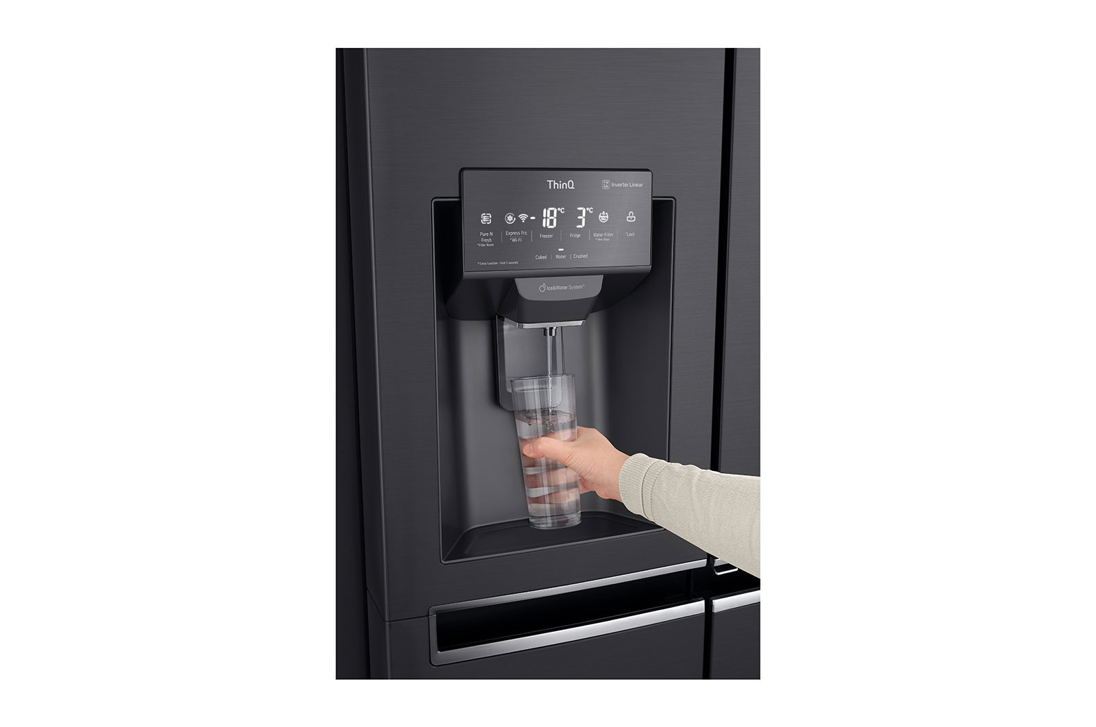 LG GSX960MCCE side-by-side refrigerator Freestanding – image 9