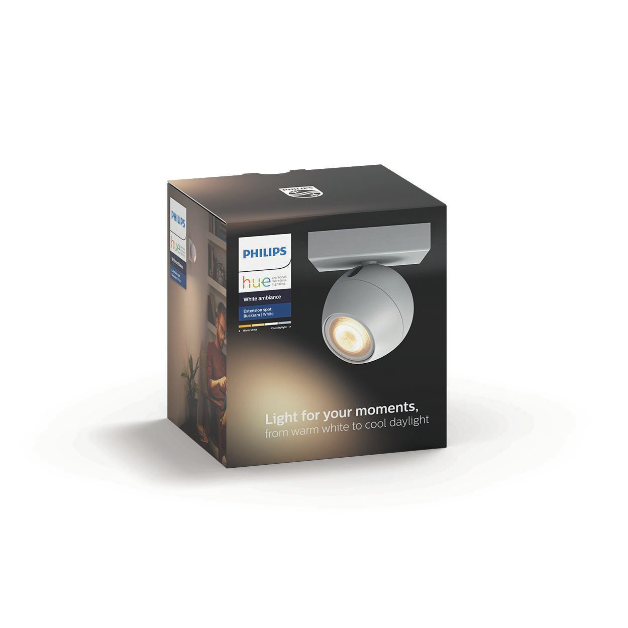 Philips by Signify Philips Hue White ambience Buckram single spotlight ext. – image 6