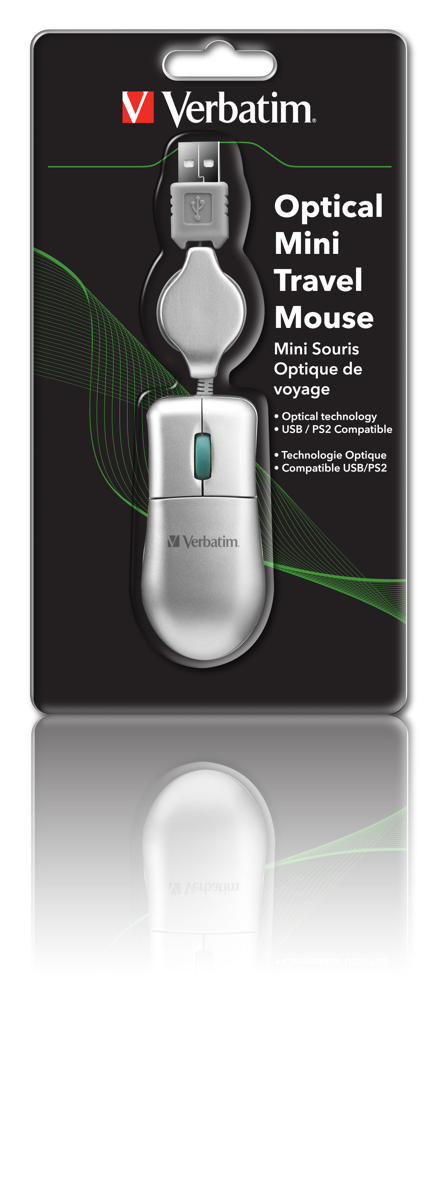 Verbatim Mini Optical Travel Mouse USB/PS2 – image 3