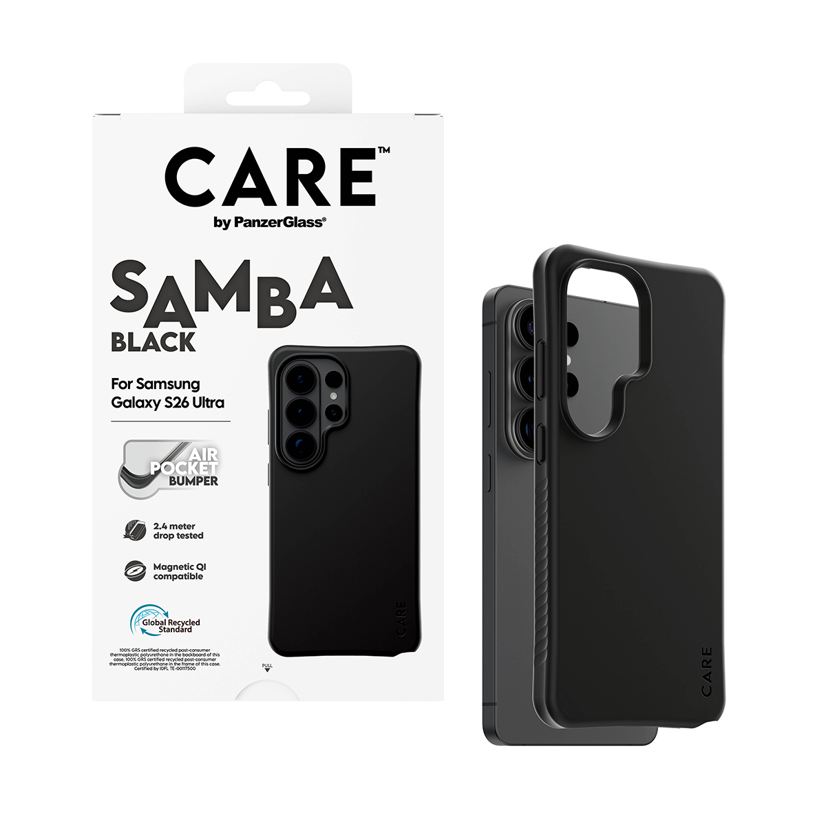 PanzerGlass CARE™ by PanzerGlass® Samba Case Black w. Qi Samsung Galaxy S26 Ultra – image 5