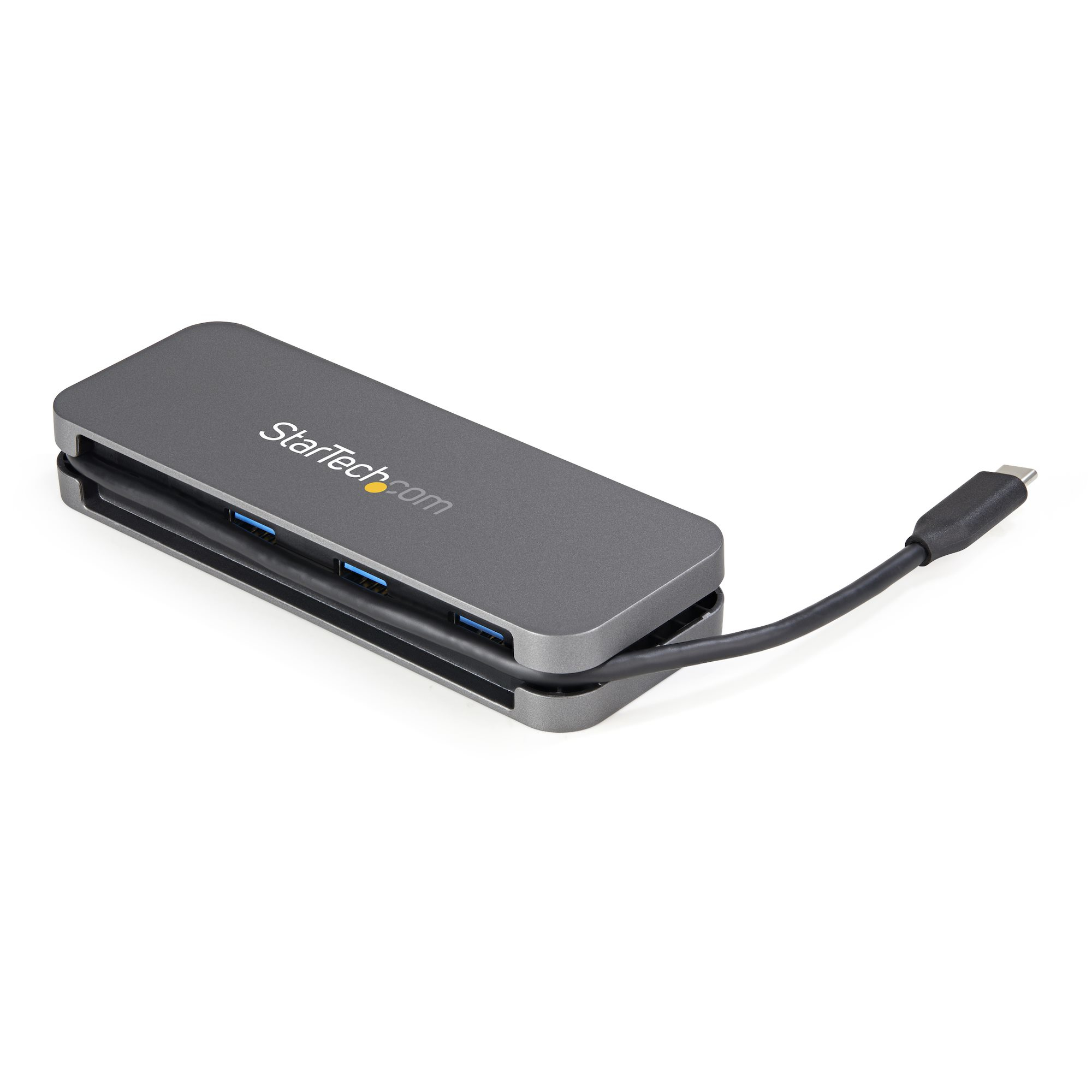 StarTech.com 4 Port USB C Hub - 3x USB-A/1x USB-C - 5Gbps USB 3.0 Type-C Hub (3.2/3.1 Gen 1) - Bus Powered - Portable USB-C to USB-A Adapter Hub – image 6