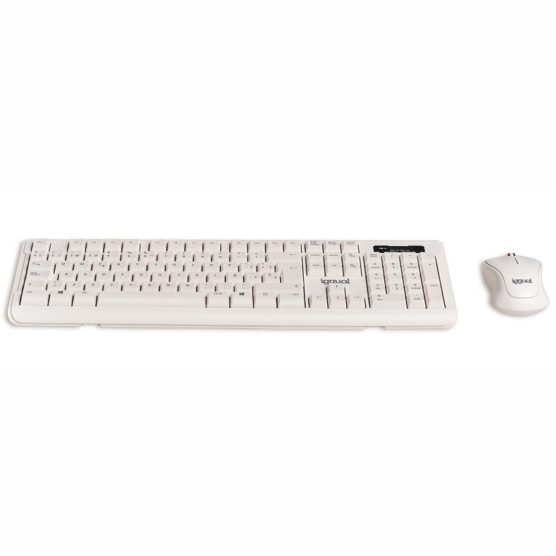 iggual IGG318157 keyboard Mouse included Office RF Wireless QWERTY Spanish White – image 2
