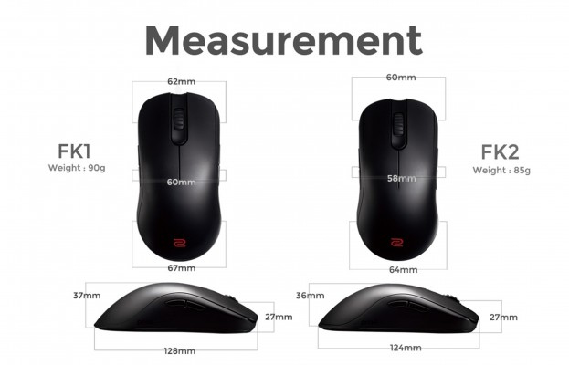 ZOWIE FK1 mouse Office Ambidextrous USB Type-A 3200 DPI – image 8