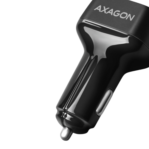Axagon PWC-PQ38 mobile device charger Mobile phone, Laptop, Smartphone, Tablet, Universal Black Cigar lighter Fast charging Auto – image 3