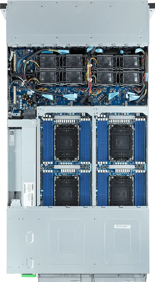 GIGABYTE H263-S62-AAN1 Intel C741 LGA 4677 (Socket E) Rack (2U) Black, Steel – image 4