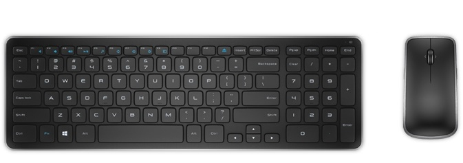 Dell 580-18381 keyboard Mouse included Office RF Wireless QWERTY English Black – image 2