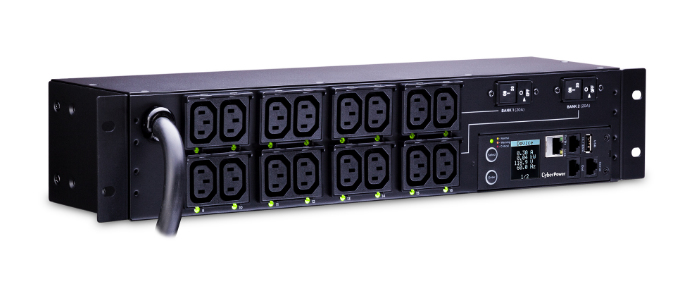 CyberPower PDU81007 power distribution unit (PDU) 16 AC outlet(s) 2U Black – image 3
