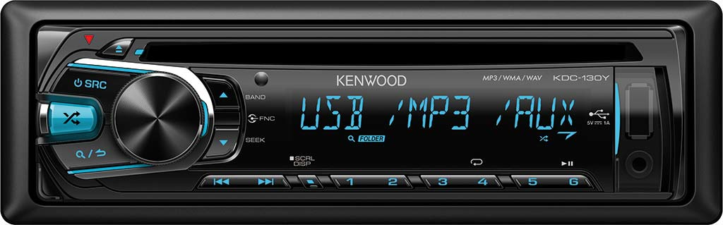 Kenwood KDC-130Y car media receiver Black – image 2