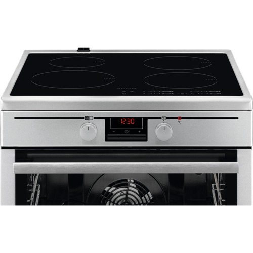 AEG CIB6640ABM Freestanding cooker Electric Zone induction hob Stainless steel – image 2