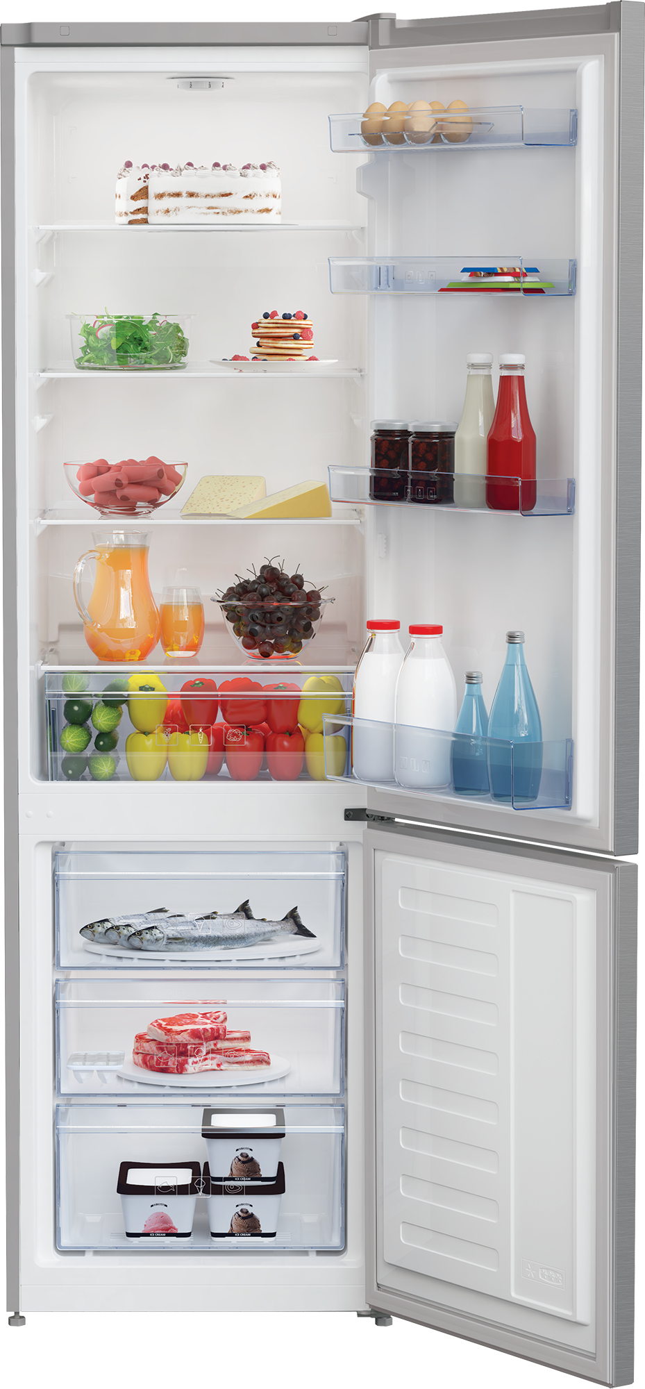 Beko RCSA270K30XBN fridge-freezer Freestanding – image 3