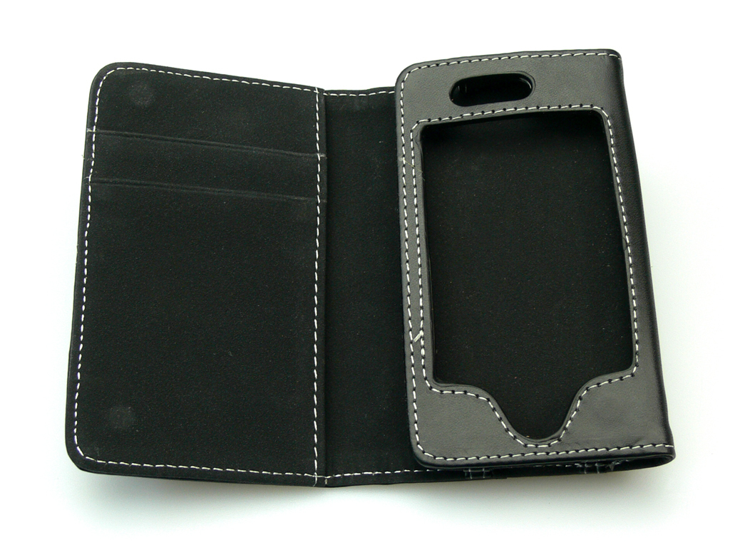 Sandberg Wallet 4/4S PU skin Black