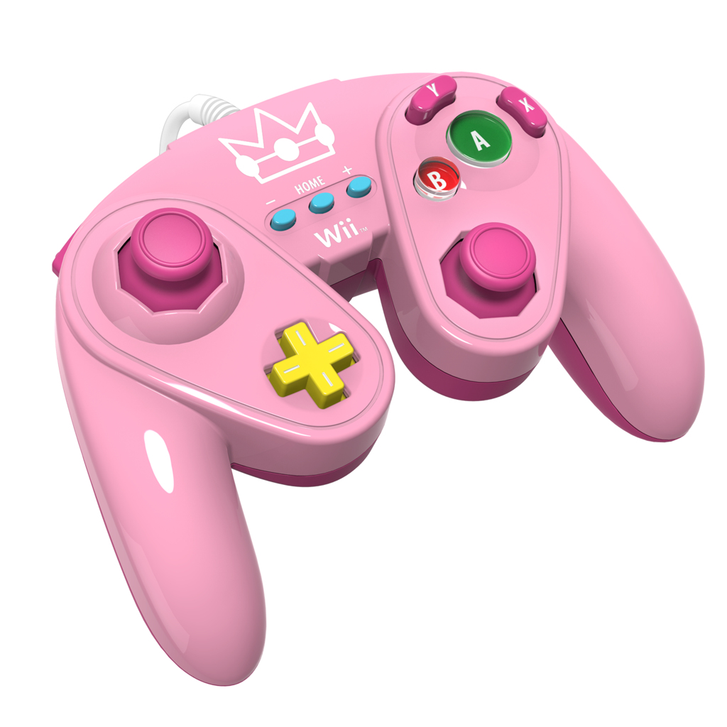 PDP Peach Lilac, Pink Gamepad Nintendo Wii U, Wii