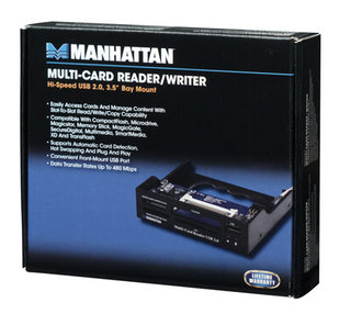 Manhattan 700344 card reader USB 2.0 Internal Black – image 5