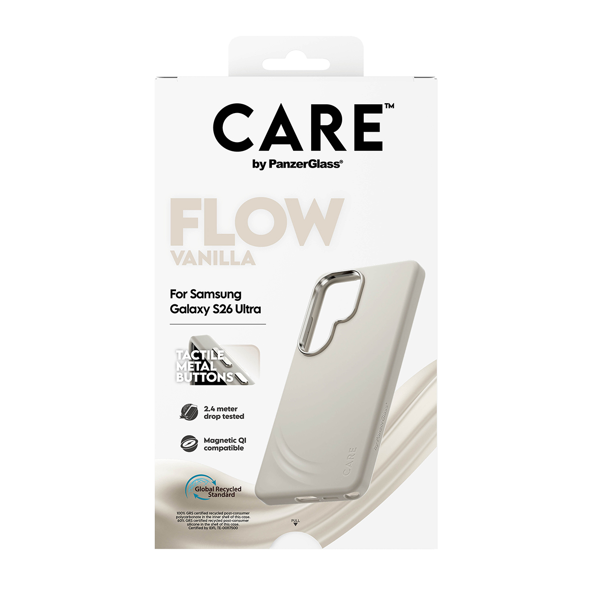 PanzerGlass CARE™ by PanzerGlass® Flow Case Vanilla w. Qi Samsung Galaxy S26 Ultra – image 3
