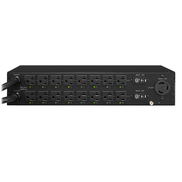 CyberPower PDU30SWT17ATNET power distribution unit (PDU) 17 AC outlet(s) 2U Black – image 1