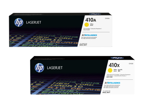 HP 410A/410X Yellow Original LaserJet Toner Cartridges