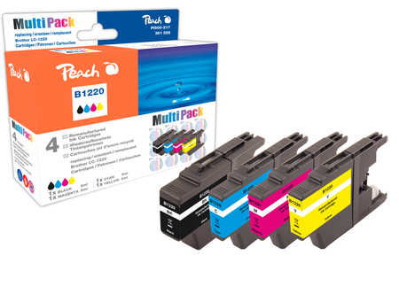 Peach PI500-217 ink cartridge 4 pc(s) Compatible Standard Yield Black, Cyan, Magenta, Yellow