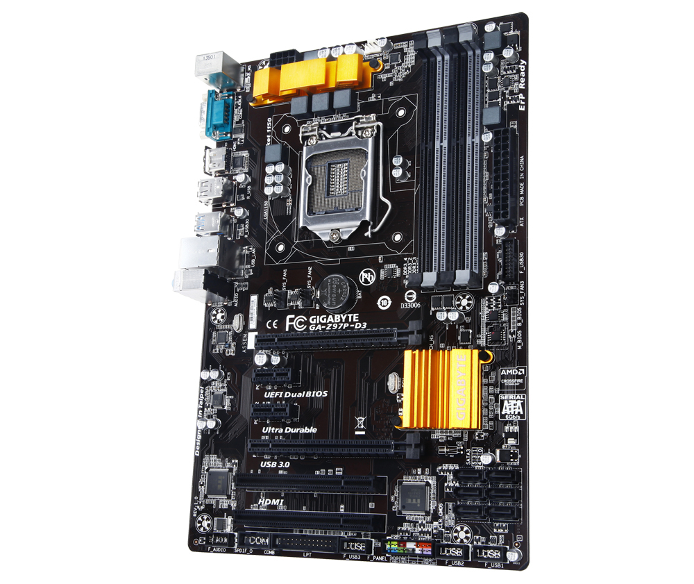 GIGABYTE GA-Z97P-D3 motherboard Intel® Z97 LGA 1150 (Socket H3) ATX – image 3