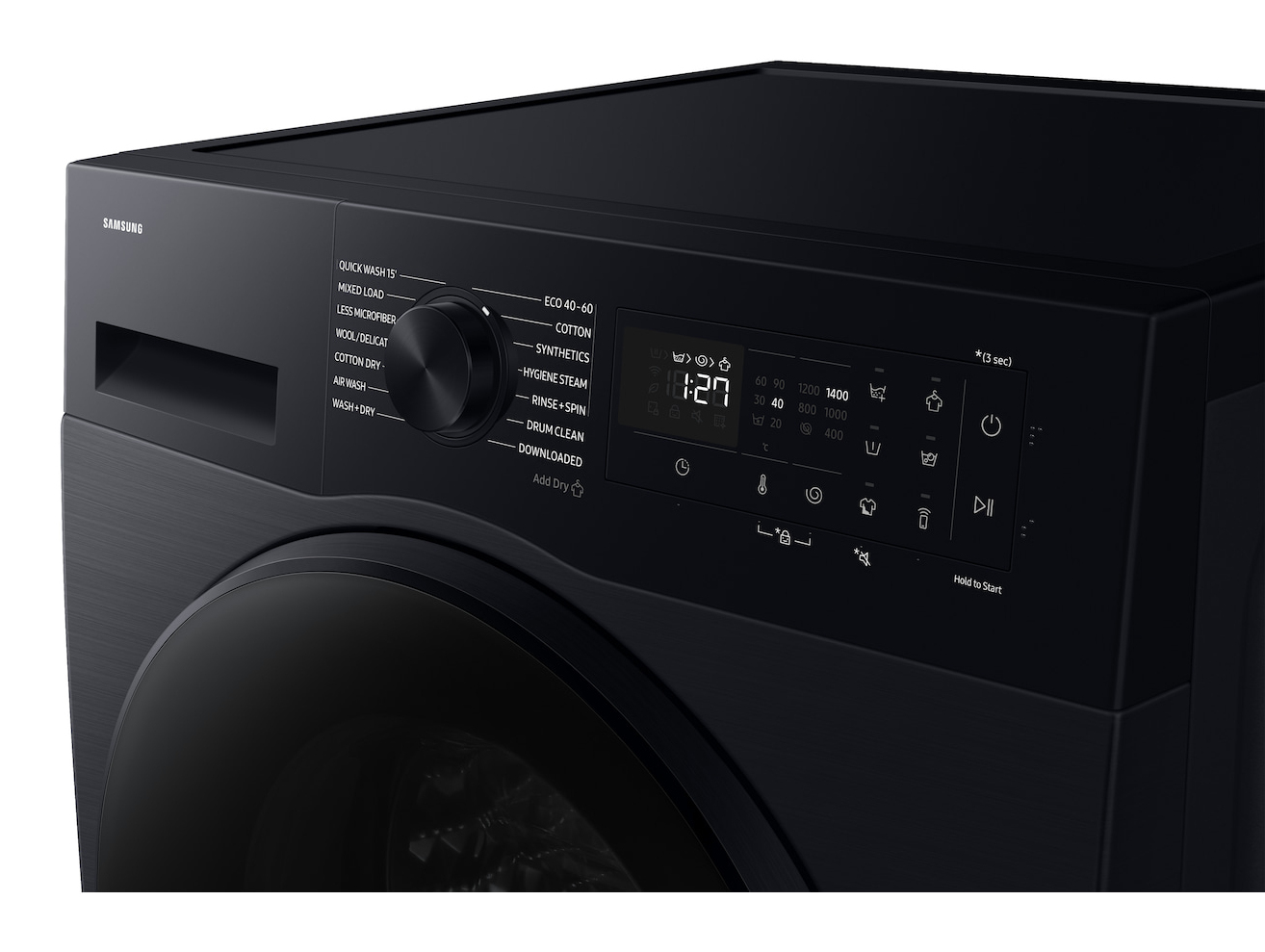 Samsung WD90DG5B15BBEP washer dryer Freestanding Front-load Black – image 8