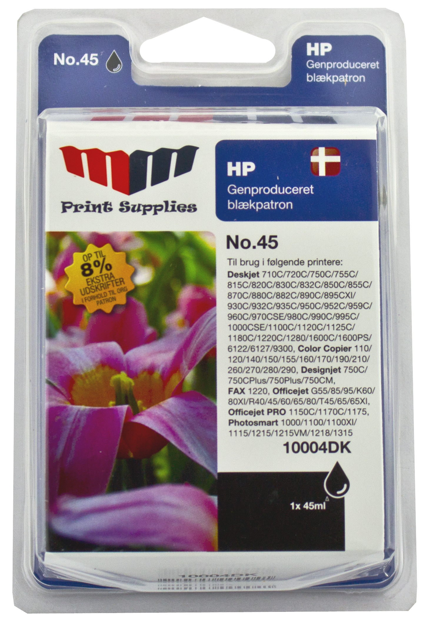 MM Black Inkjet Cartridge - Replaces HP No.45 (51645AE)