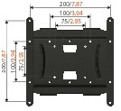 Vogel's VFW432 94 cm (37") Black – image 5