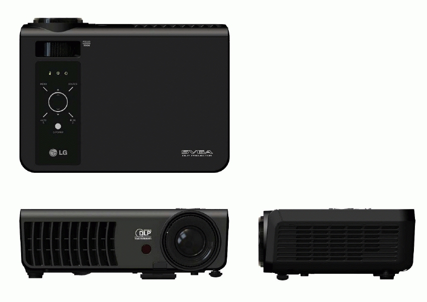 LG BX254 data projector 2500 ANSI lumens DLP XGA (1024x768) – image 3
