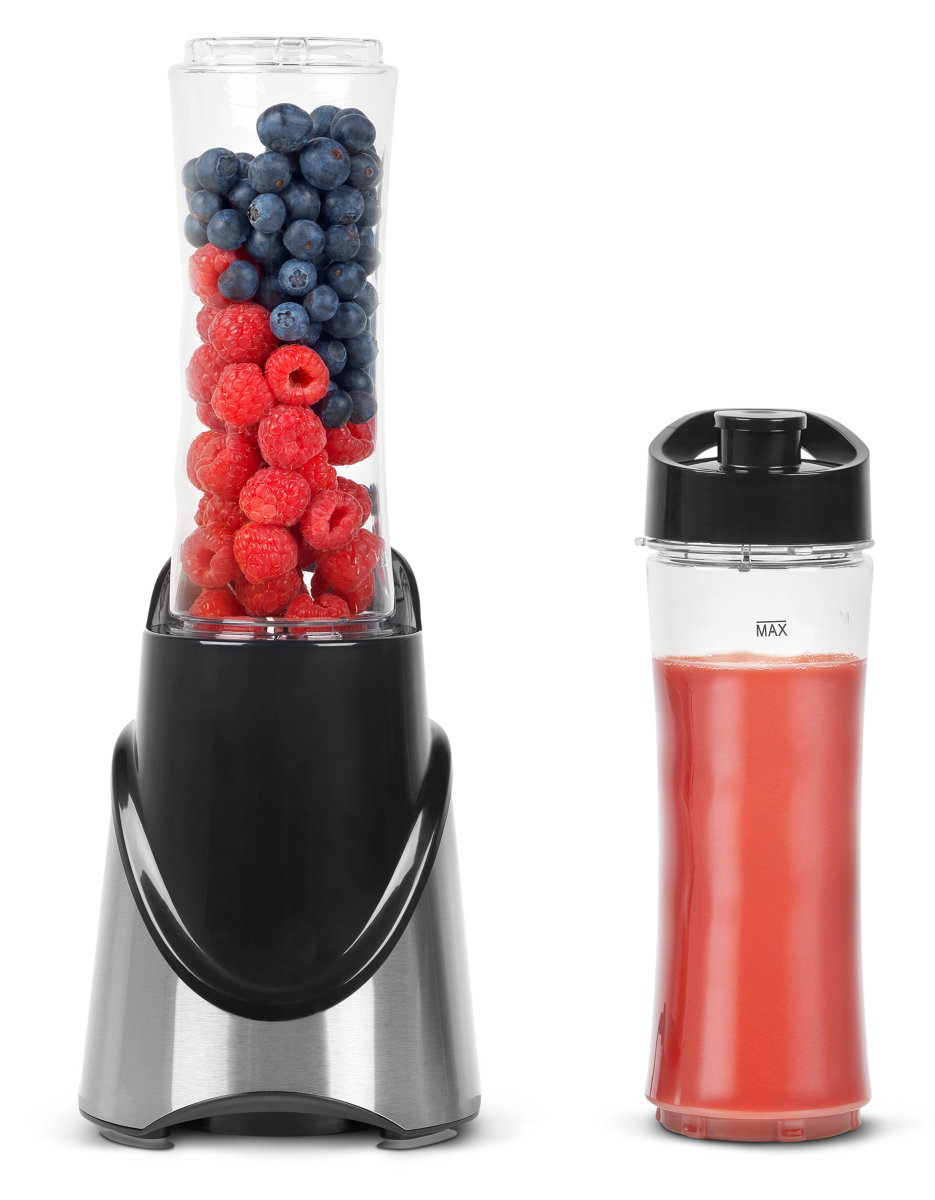MEDION MD16044 0.5 L Tabletop blender 300 W Black, Stainless steel