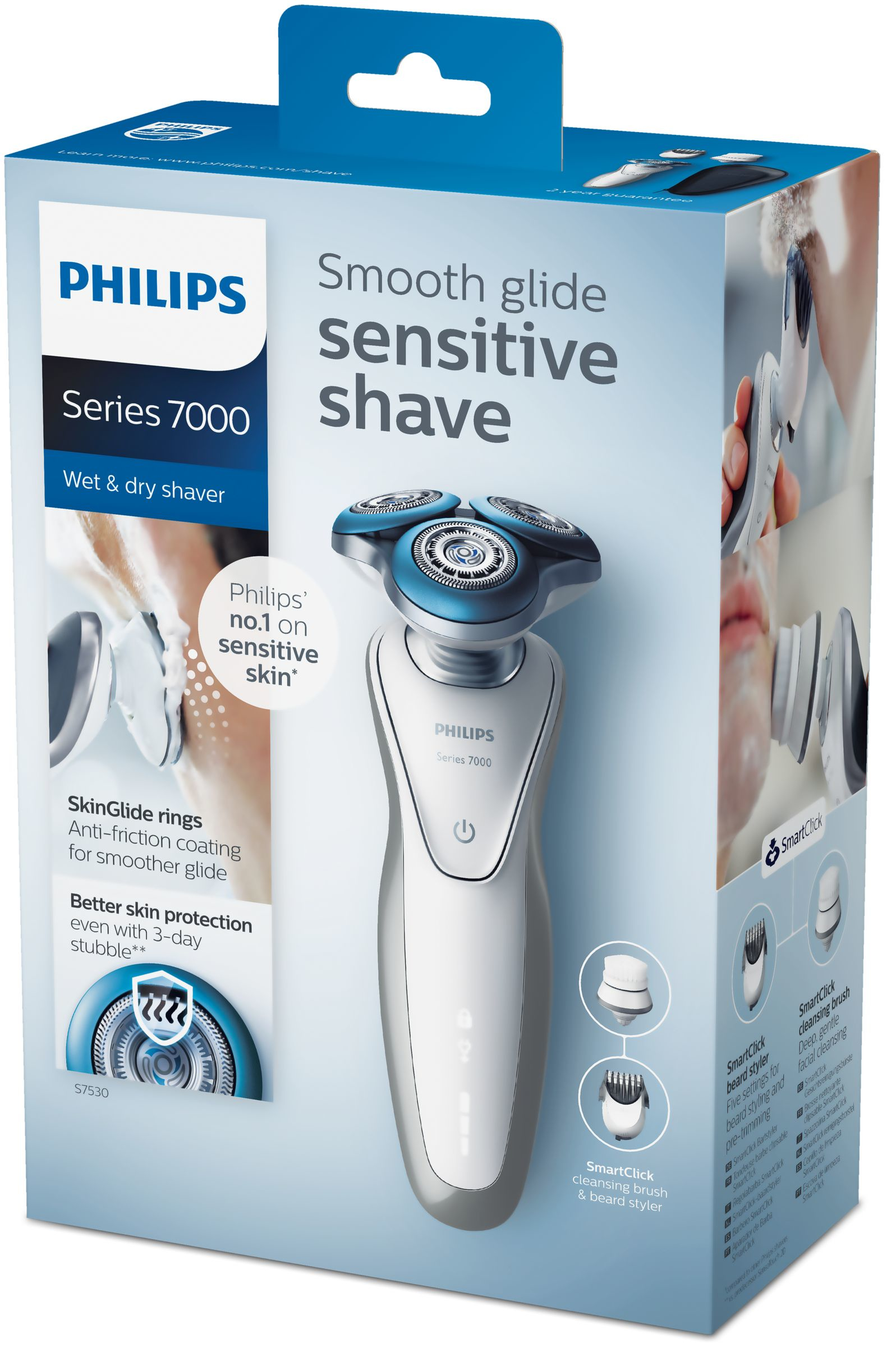Philips SHAVER Series 7000 wet and dry electric shaver S7530/24 – image 2