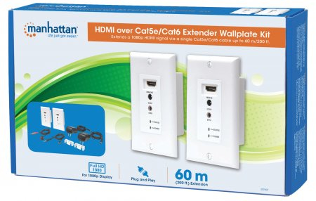 Manhattan 207607 AV extender AV transmitter & receiver White – image 8