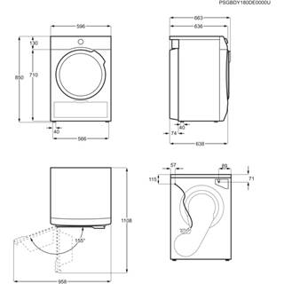 AEG T8DBE843 tumble dryer Freestanding Front-load – image 5