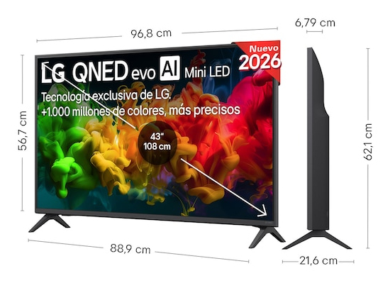 LG QNED evo AI MiniLED 43QNED81B6C.AEU TV – image 2