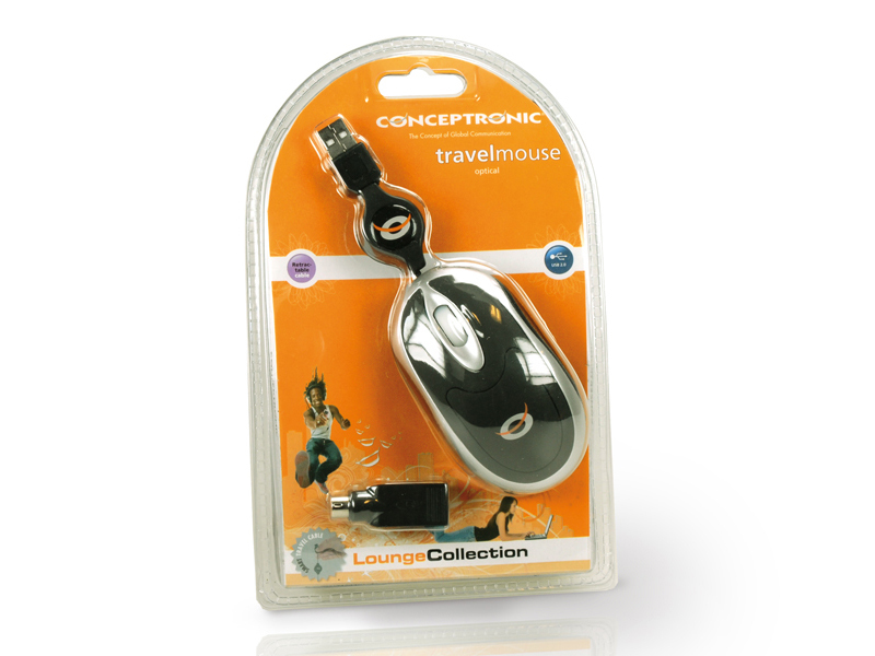 Conceptronic Lounge’n’LOOK Travel Mouse – image 4