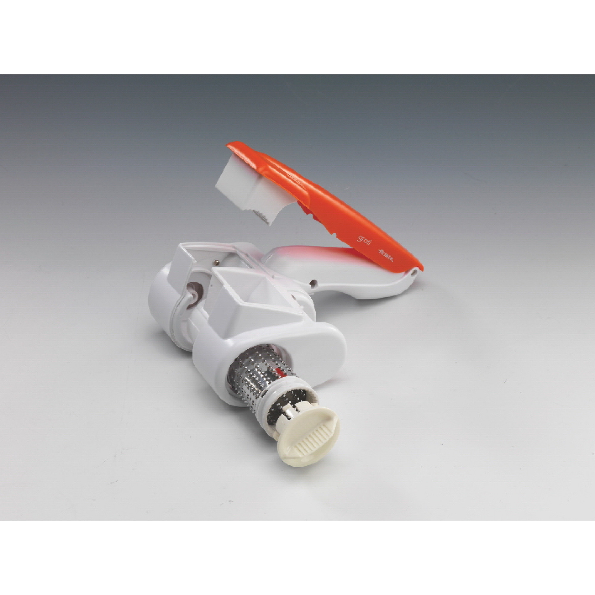 Ariete 440 Gratì - Cordless electric grater - rechargeable battery - stainless steel roller - Orange – image 3