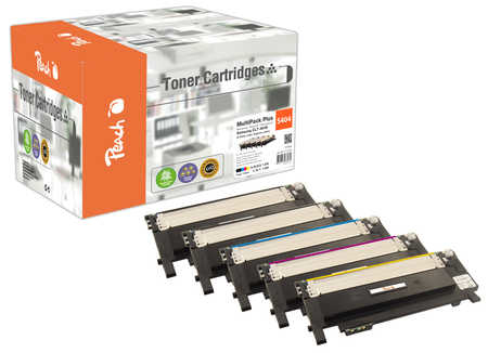 Peach PT846 toner cartridge 5 pc(s) Compatible Black, Cyan, Magenta, Yellow
