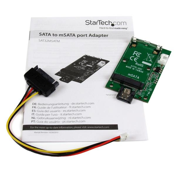 StarTech.com mSATA Drive to SATA Host Adapter for mSATA SSDs – image 4