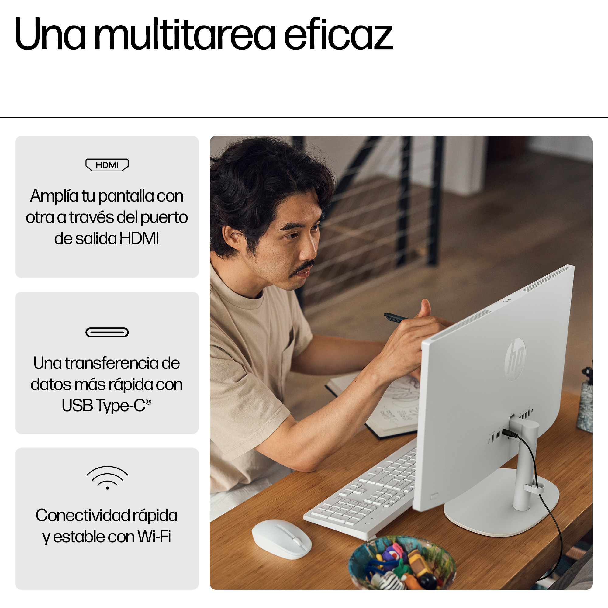 PC All in One HP 22-dg0016ns - imagen 9