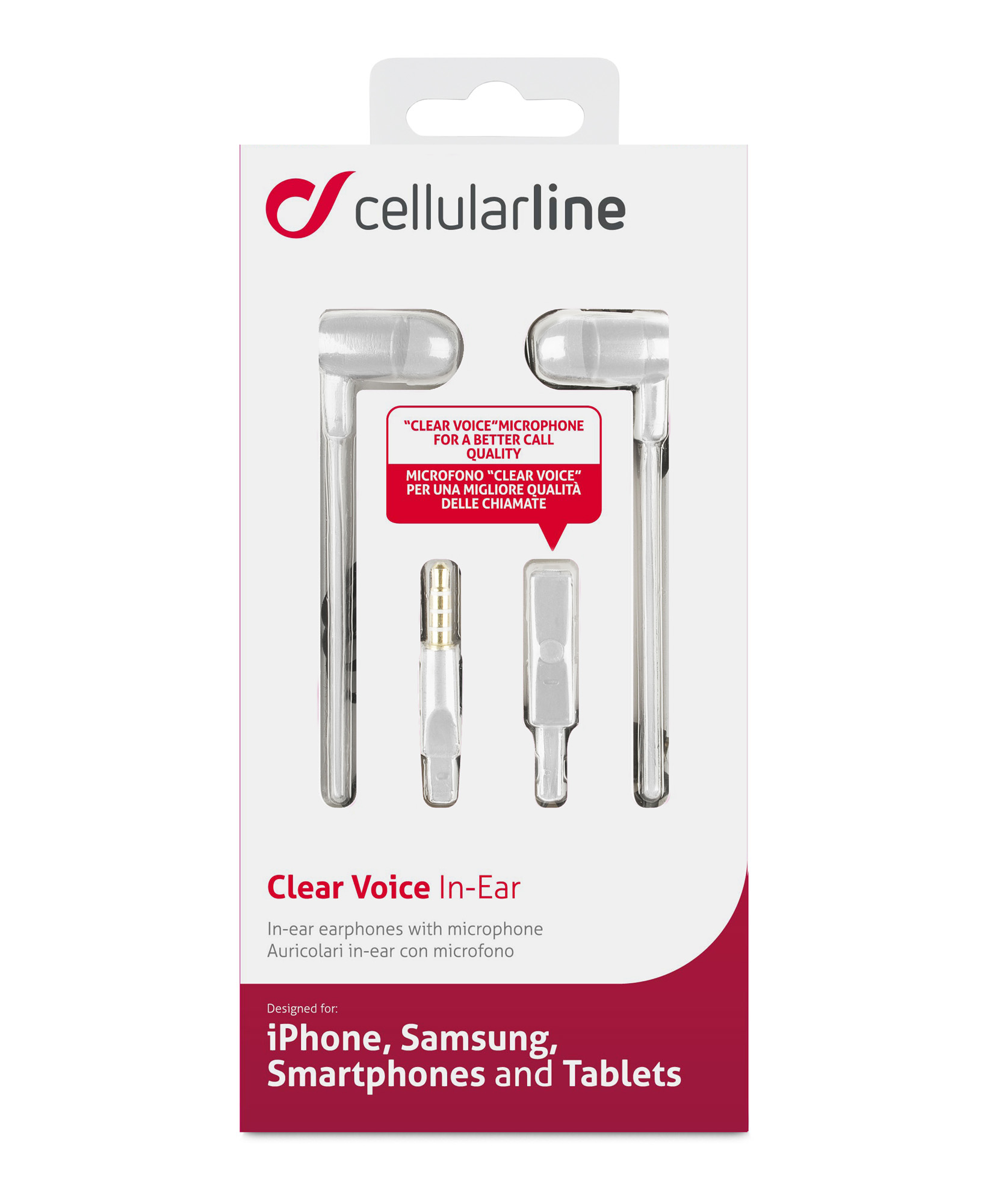 Cellularline Clear Voice Stereo In Ear - Universal – image 2